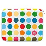 Image of Pat Says Now - Funda para portátiles 12 - 13,3" diseño lunares