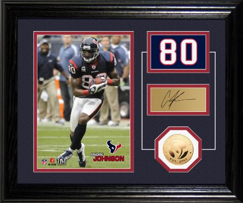 Highland Mint NFL Houston Texans Andre Johnson Player Pride Desk Top Photomint