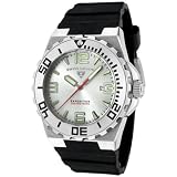 Men's Expedition Silver Dial Black Silicon