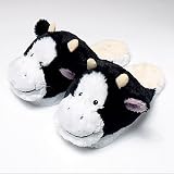 Slipper Heads Kuh Motiv - Super kuschelige Hausschuhe f�r das ganze Jahr - Einheitsgr��e 35-41von "Slipper Heads"