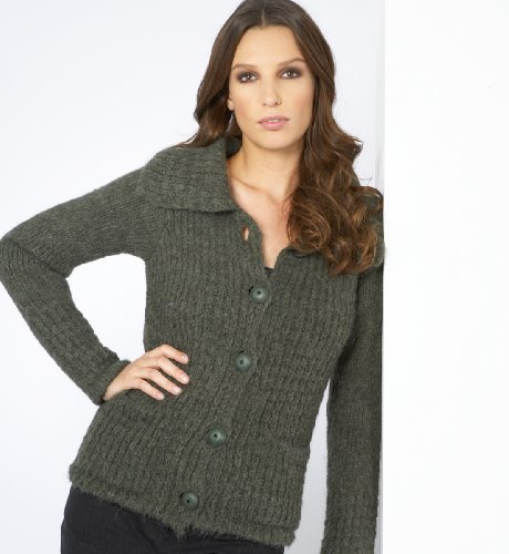 Per Una Long Sleeve Forest Cardigan