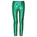 Autumn Baby Girls Bling Bling Mermaid Stretch Leggings Pants