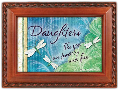 Daughter Cottage Garden Woodgrain Traditional Music Box Plays You are my Sunshine