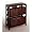 Winsome 92326 Espresso Beechwood SHELF 2-SECT WIDE