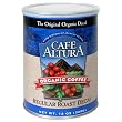 Cafe Altura Organic Coffee, Regular Roast Decaf, Ground, 12-Ounce Can (Pack of 3)