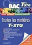 Toutes les manti�res Tle STG