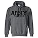 zerogravitee Army Veteran BLACK logo Hooded Sweatshirt