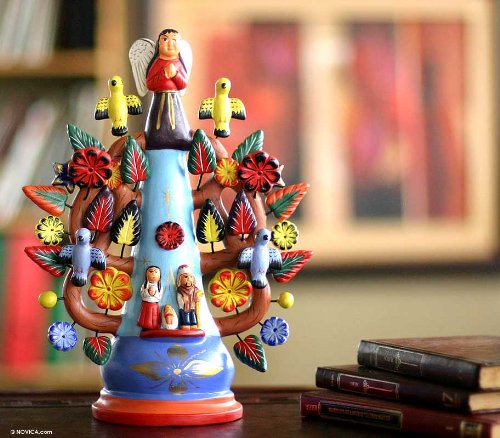 Ceramic candleholder Christmas Light