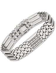 CLK Diamond 14K White Gold 1.00CTW Diamond Bracelet