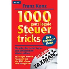 1000 ganz legale Steuertricks. Buch und CD- ROM