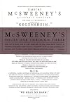 McSweeney's Issues One Through Three