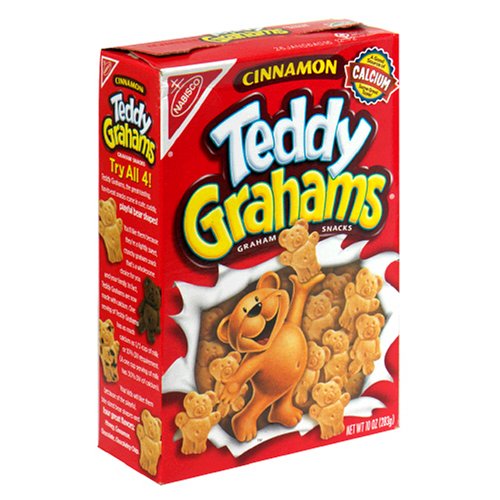 Nabisco Teddy Grahams, Cinnamon, 10-Ounce Boxes (Pack of 12) by Nabisco