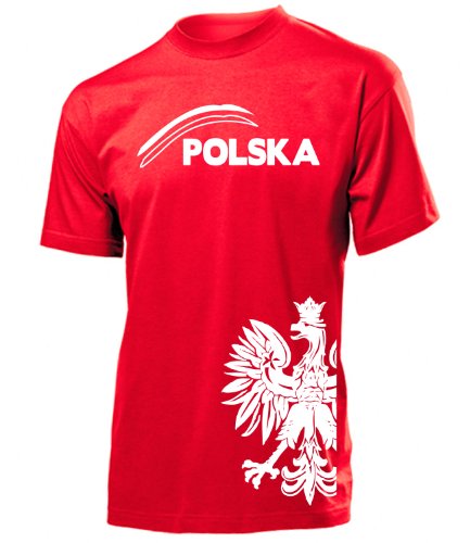 POLEN FANSHIRT FUSSBALL EM 2016 3197(H-R) Gr. XL