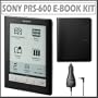 Sony PRS-600 Electronic Book Reader in Black w/ Premium Cover and PRS-ACC1 Car Charger