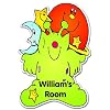 Personalised Doorplates - Alien Doorplate