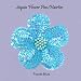 Sequin Flower Pin / Hair Tie ~ Pastel Blue