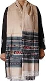 Rectangular Long Scarf in Cocoon Silk Womens Trendy Accessory India 94 x 38 (tssr003)