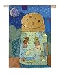Lightning Bugs Silk Reflections Glow in the Dark Flag