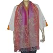 Rectangular Wool Scarf Women Winter Clothes Handmade 27 x 72 inches