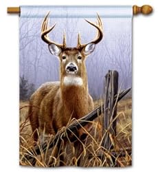 Watchful Buck Standard Flag