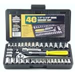 Great Neck PSO40 40 Piece 1/4-Inch and 3/8-Inch Drive Socket Set