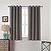 AMAZLINEN Sleep Well Blackout Curtains Toxic Free Energy Smart Thermal Insulated,52 W X 63 L Inch,Grommet Top,1 Panel Pack(Grey)