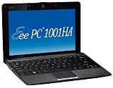 Asus Eee PC 1001HA 25,7 cm (10,1 Zoll) Netbook (Intel Atom N270 1.6GHz, 1GB RAM, 160GB HDD, Intel GMA 500, XP Home) schwarz