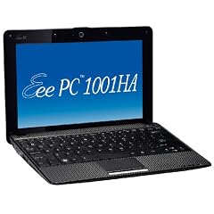 Asus Eee PC 1001HA 25,7 cm (10,1 Zoll) Netbook (Intel Atom N270 1.6GHz, 1GB RAM, 160GB HDD, Intel GMA 500, XP Home) schwarz