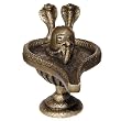 Brass Sculpture Hindu God Shiva Collectible Figurines 5 x 3.25 x 4.75 inches (shivb012)