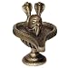 Brass Sculpture Hindu God Shiva Collectible Figurines 5 x 3.25 x 4.75 inches (shivb012)