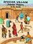 African Village Sticker Picture (Dover Sticker Books)