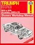 Triumph Stag Owner's Workshop Manual (Haynes Service & Repair Manual)