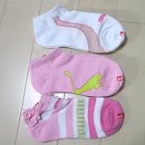 PUMA（プーマ）ガールズスニーカーソックス3足セット16.5-18cm [Baby Product]