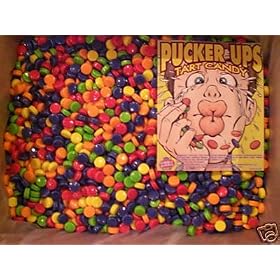 8 Pounds Pucker Up Tangy Byte Coated Candy