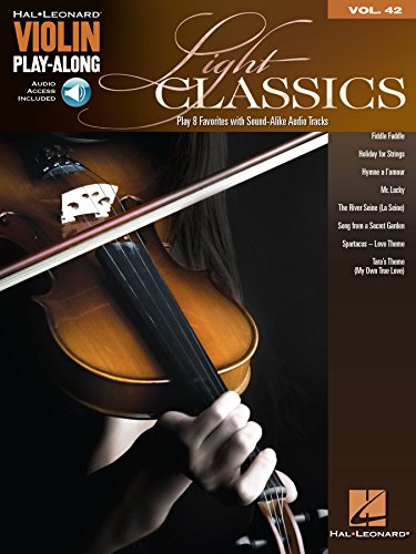 Light Classics Songbook: Violin Play-Along Volume 42
