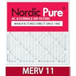 Nordic Pure 18x24x1M11-12 Air Condition Furnace Filter, Box of 12