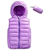 Happy Cherry 子供服 キッズ ベビー 綿服 外出服 チョッキ ベスト 厚手 冬 防寒 可愛い 男の子 女の子 出産祝い ピンク 120cm