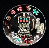 Casino Magic Slots Design - Hand Painted - Platter/Serving Plate - 13 inch diameter
