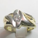 14K Two-Tone Gold Diamond Wedding Set