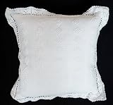 Lauren by Ralph Lauren Bedding Talmadge Hill White Crochet Throw Pillow