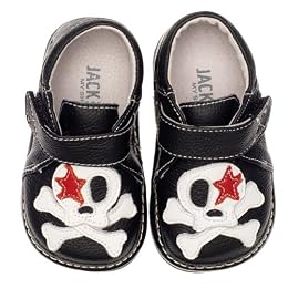Infants' Jack & Lily Shoes - Black Skulls : Target