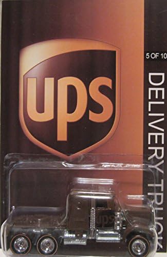Hot Wheels CUSTOM KENWORTH W900 - UPS Delivery Truck Real Riders Rubber Wheels Limited Edition #5 of 10 Made !