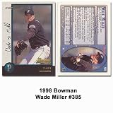 1998 Bowman Wade Miller Rookie Card