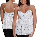 RVCA Angel Eyes Juniors Tank Top - Vintage White