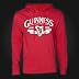 Guinness Hoodie Ladies - Red - Harp