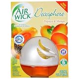 Air Wick Decosphere Air Freshener Papaya and Mango 2.5 Ounce Air Fresheners Pack of 6 by Air Wick
