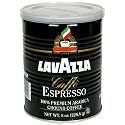 Lavazza Italian Coffee, Caffe Espresso, 100% Premium Arabica Ground Coffee, 8-Ounce Cans (Pack of 4)