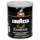 Lavazza Italian Coffee, Caffe Espresso, 100% Premium Arabica Ground Coffee, 8-Ounce Cans (Pack of 4)