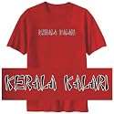 T-SHIRT RED " ORIENTAL STYLE KERALA KALARI "