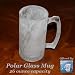 Box of 2 - Polar Ice - 26 ounce Glass Beverage / Beer Mug - Heavy 26 oz capacity cup
